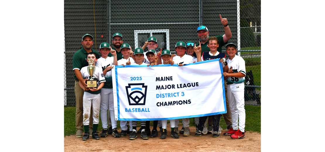 2025 Maine District 3 12U Champions